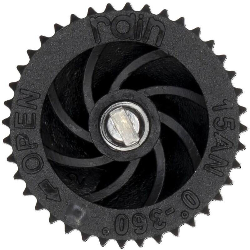 foto del prodotto testina irrigatore regolabile 0 360 15a nero black rain 271.0130222