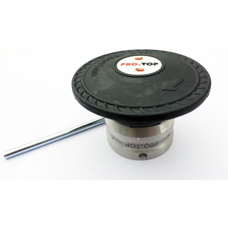 foto del prodotto testina multi filo universale pro.top corpo in metallo tappo in plastica