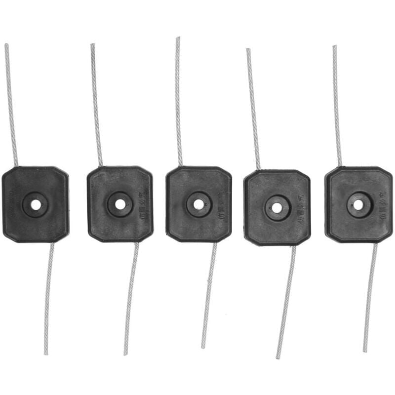 foto del prodotto testina per decespugliatore, 5 pezzi di testina per decespugliatore in filo di plastica efficiente per giardino