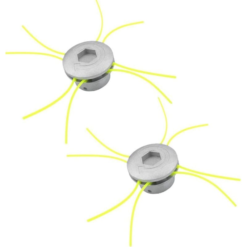 foto del prodotto testina per decespugliatore, testina per decespugliatore con 5 fili in alluminio, testina per decespugliatore a 8 fili, testina universale per