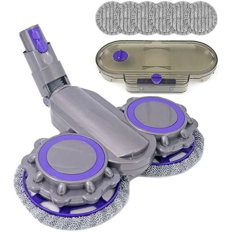 foto del prodotto testina per mocio per dyson v12 digital slim, testina per mocio con serbatoio dell acqua e 6 panni