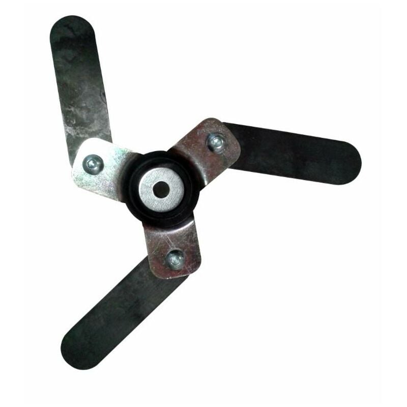 foto del prodotto testina rotoblade a 3 denti per decespugliatore con lamelle in fibra