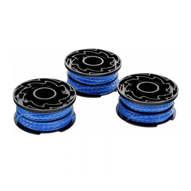 foto del prodotto testine di ricambio per decespugliatore reflex plus a6441black decker a6441x3 xj, confezione da 3