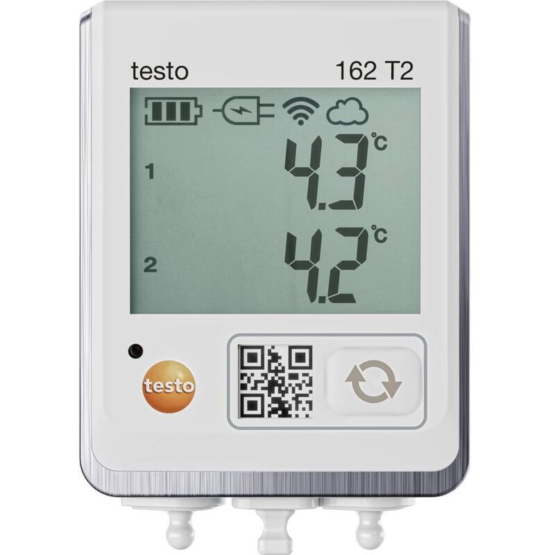 foto del prodotto testo 0572 1622 162 t2 data logger temperatura misura temperatura 50 fino a 150 c incl. supporto a parete