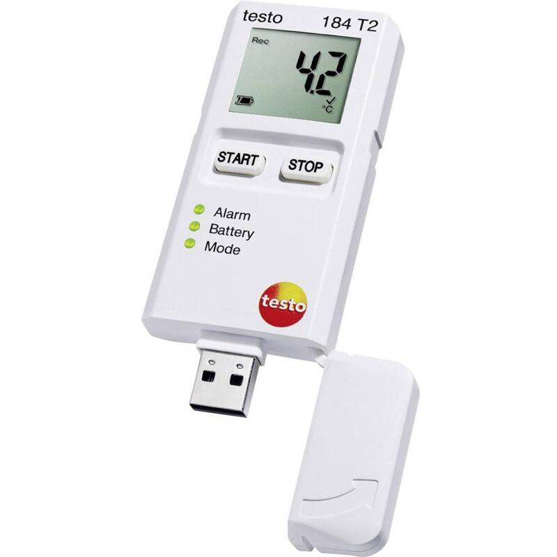 foto del prodotto testo 0572 1842 184 t2 data logger temperatura misura temperatura 35 fino a 70 c