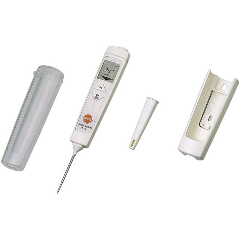 foto del prodotto testo 106 set termometro a penetrazione haccp campo di misura temperatura 50 fino a 275 c sensore tipo ntc conforme h