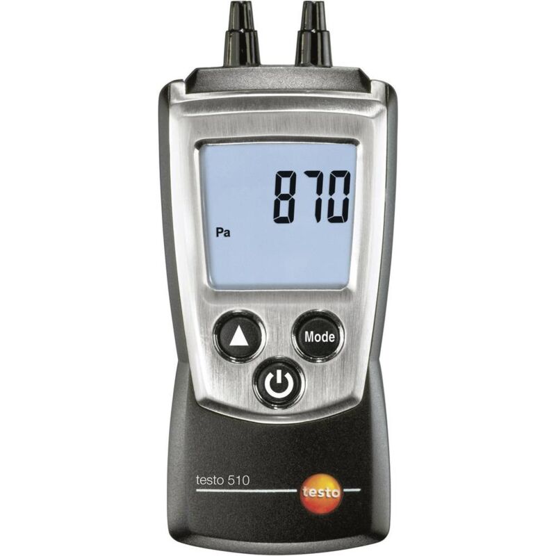 foto del prodotto testo 510 manometro pressione dell aria 0 100 hpa parte posteriore magnetica