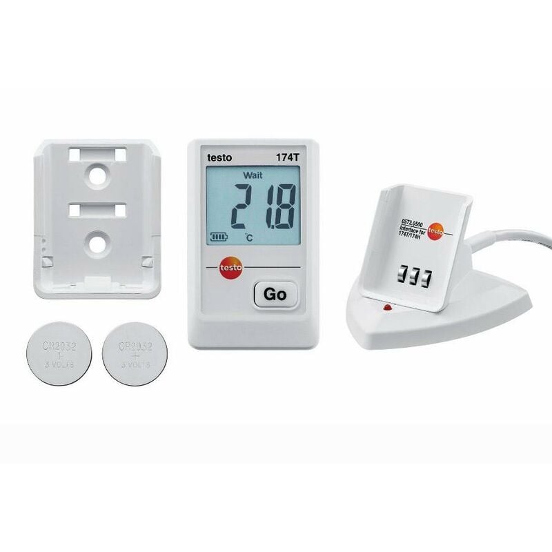 foto del prodotto testo mini data logger di temperatura con set usb 174t 0572 0561