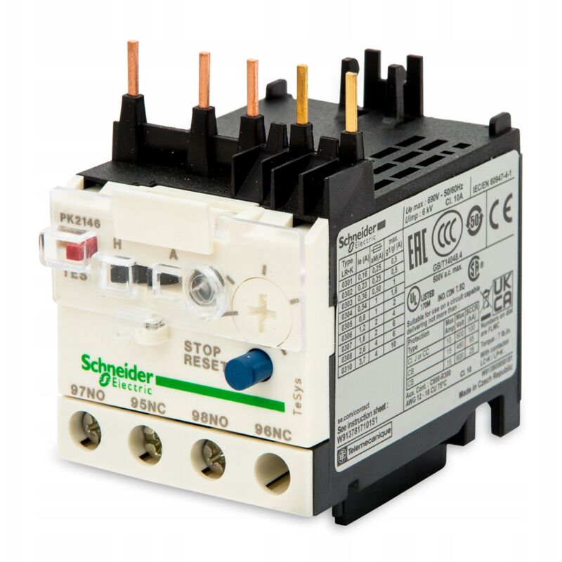 foto del prodotto tesys k rel termico per contattore lc1k lp1k 2,6 3,7a classe 10