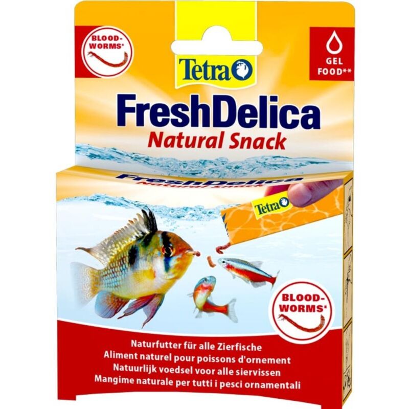 foto del prodotto tetra fresh delica bloodworms chironomus 48gr 16 bustine