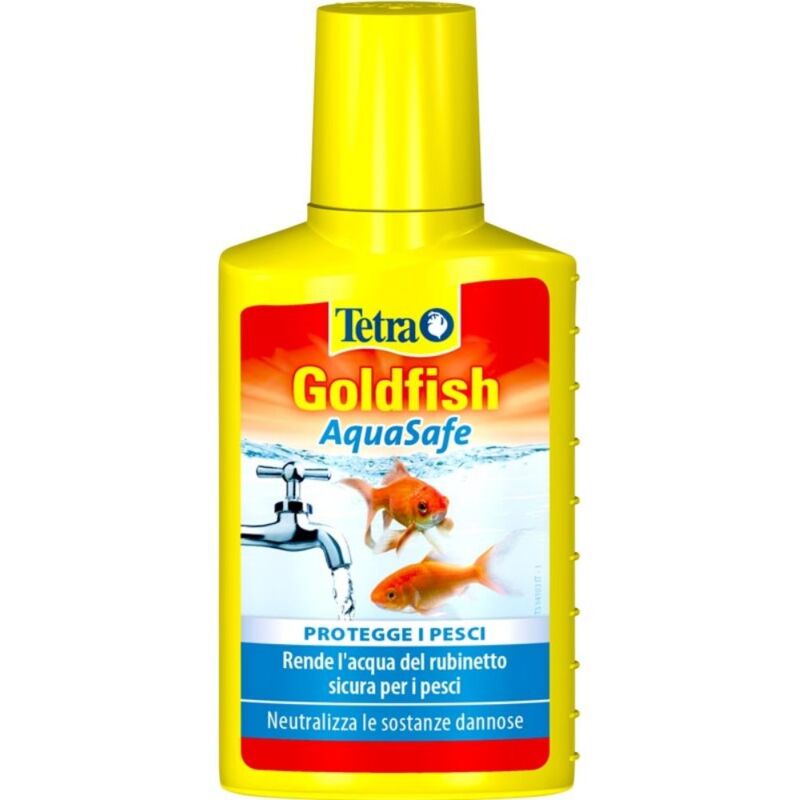 foto del prodotto tetra goldfish aquasafe biocondizionatore per pesci d acqua fredda formato 100 ml