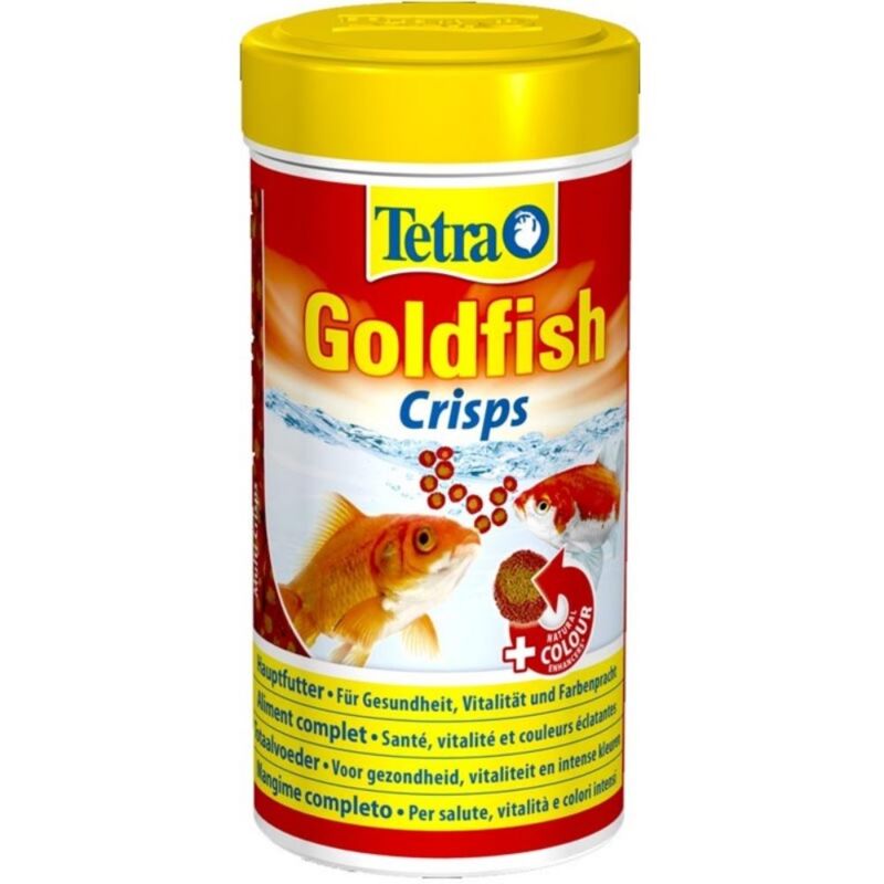 foto del prodotto tetra goldfish crisps ex pro 250ml alimento completo in crisp per carassidi
