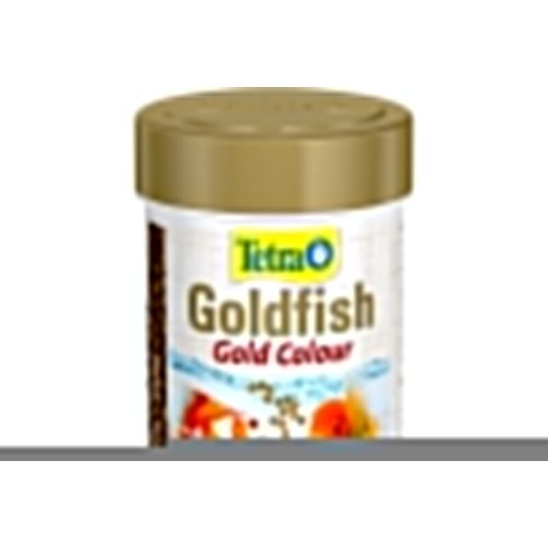 foto del prodotto tetra goldfish gold colour ricca di alga spirulina e di carotenoidi per accentuare la colorazione dei pesci formato 100 ml