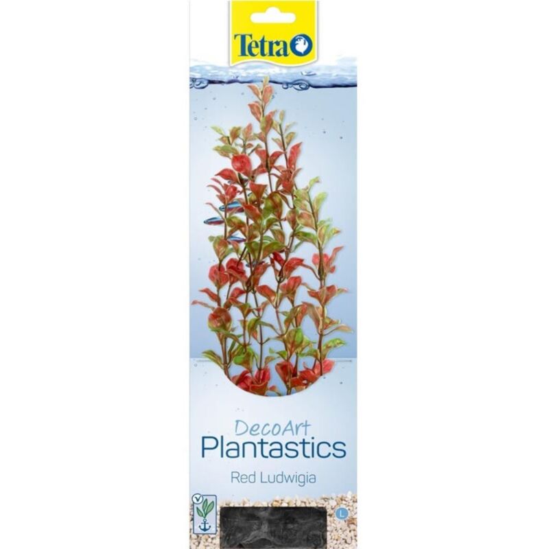 foto del prodotto tetra pianta decorativa in plastica modello red ludwigia ludwigia repens varie misure modello l