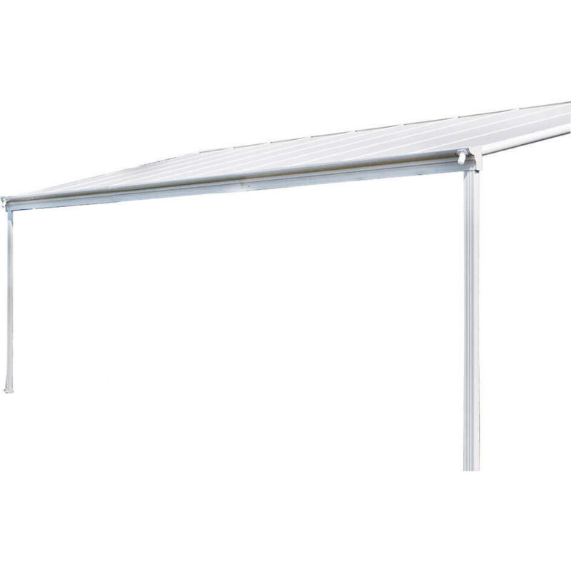foto del prodotto tetto a terrazza solis colore bianco, dimensioni 312 x 303 x 226 278 cm home deluxe