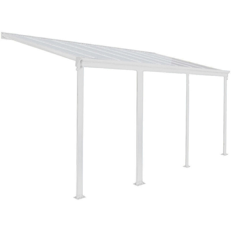 foto del prodotto tetto a terrazza solis colore bianco, dimensioni 618 x 303 x 226 278 cm home deluxe