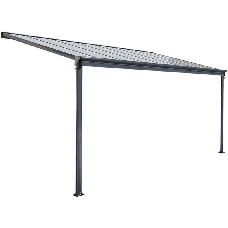 foto del prodotto tetto a terrazza solis colore grigio, dimensioni 312 x 303 x 226 278 cm home deluxe