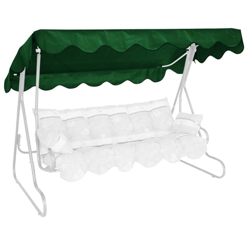 foto del prodotto tetto del dondolo 210 x 145 cm qualit polietilene verde angerer