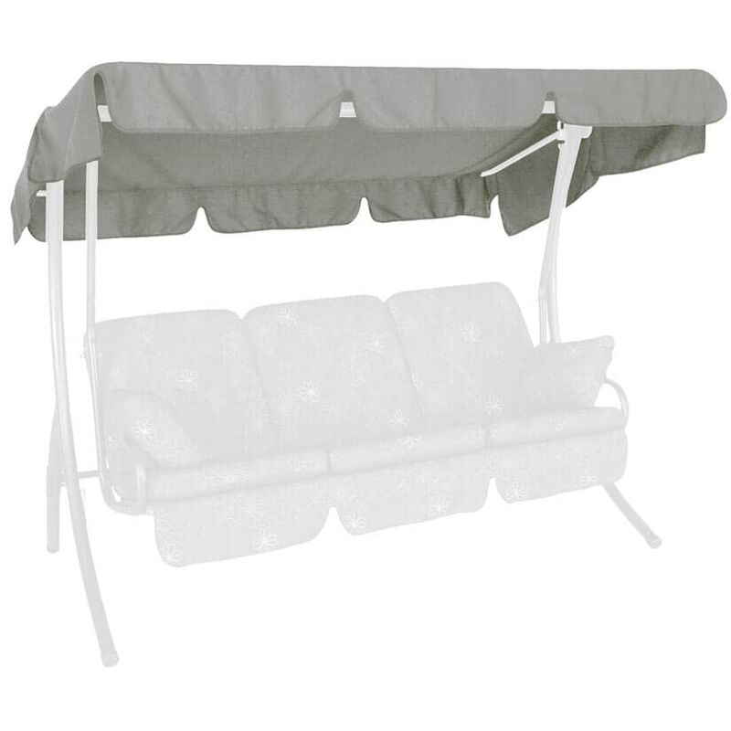 foto del prodotto tetto del dondolo 210 x 145 cm qualit swingtex granito angerer