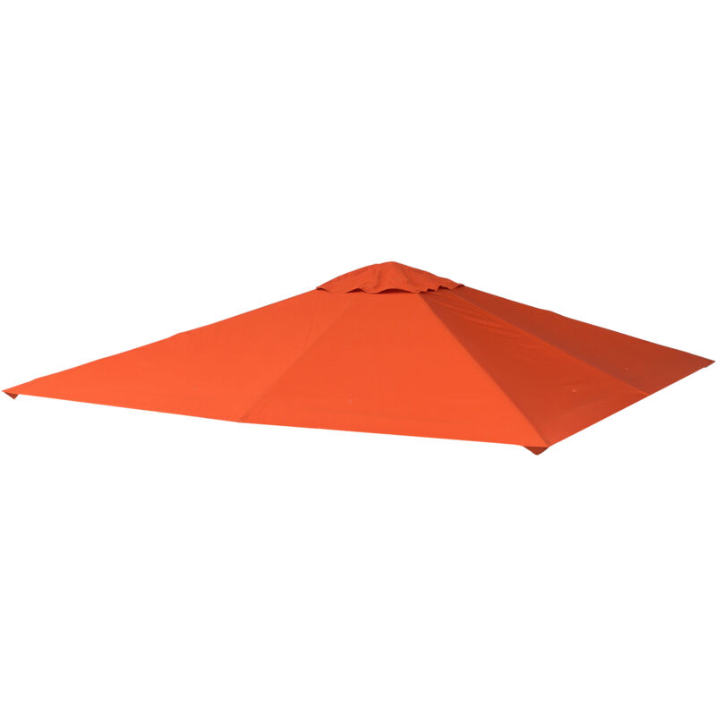 foto del prodotto tetto di ricambio telo sostitutivo per gazebo traspirante 3m outsunny