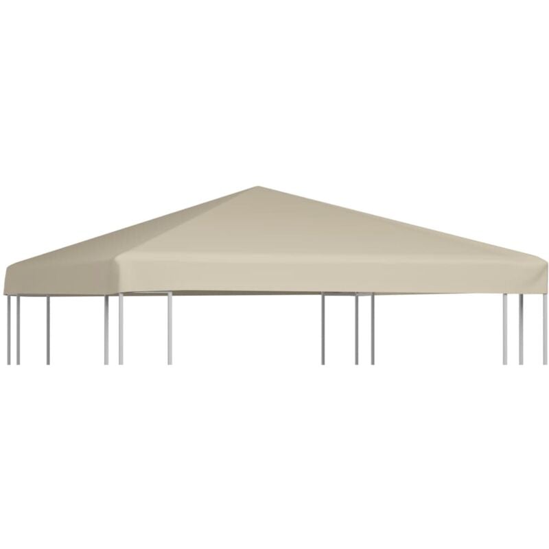 foto del prodotto tetto per gazebo 310 g m 3x3 m beige vidaxl