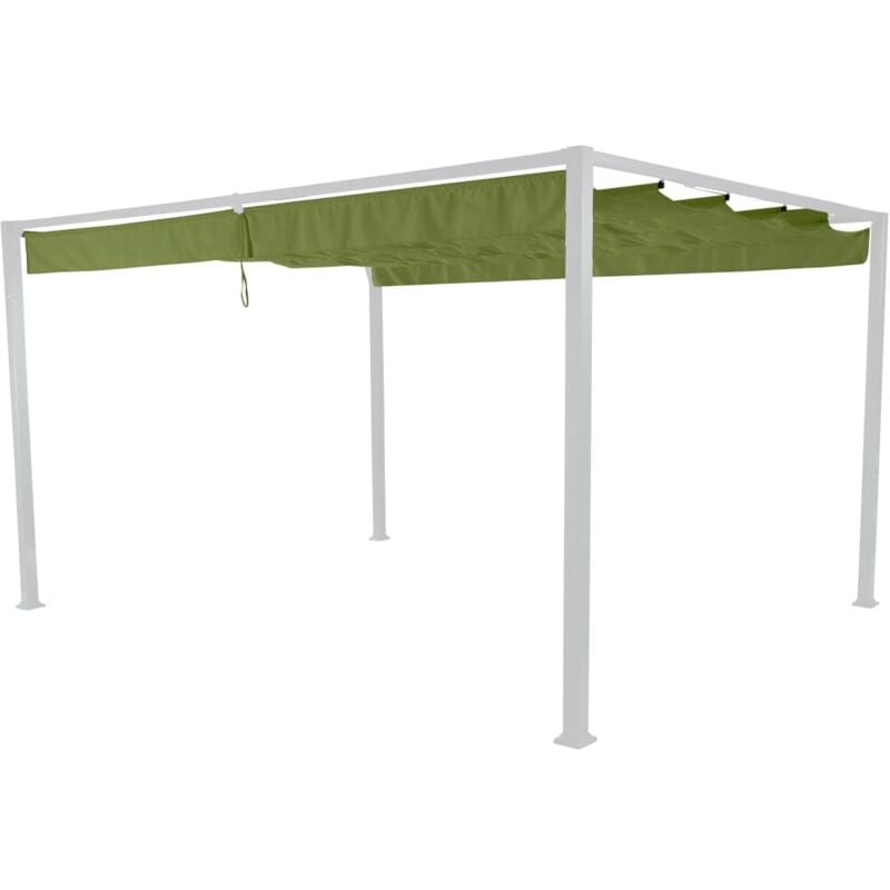 foto del prodotto tetto per gazebo sky 3 x 4 m, rivestimento in polipropilene, rivestito in poliuretano, 200 g m , verde kiwi