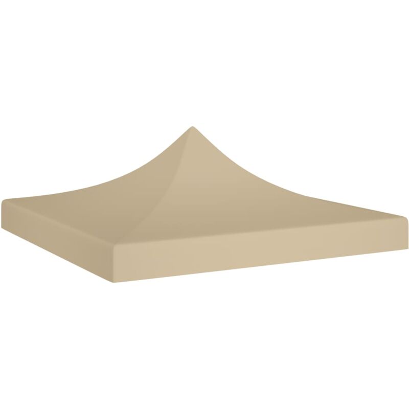foto del prodotto tetto per tendone per feste 2x2 m beige 270 g m vidaxl