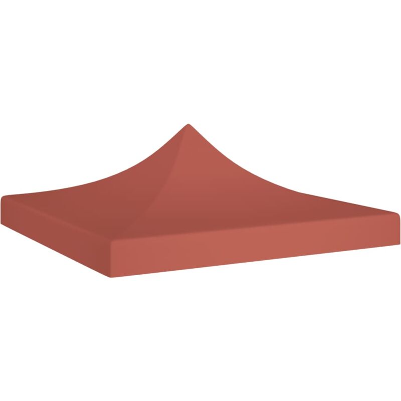 foto del prodotto tetto per tendone per feste 3x3 m terracotta 270 g m 