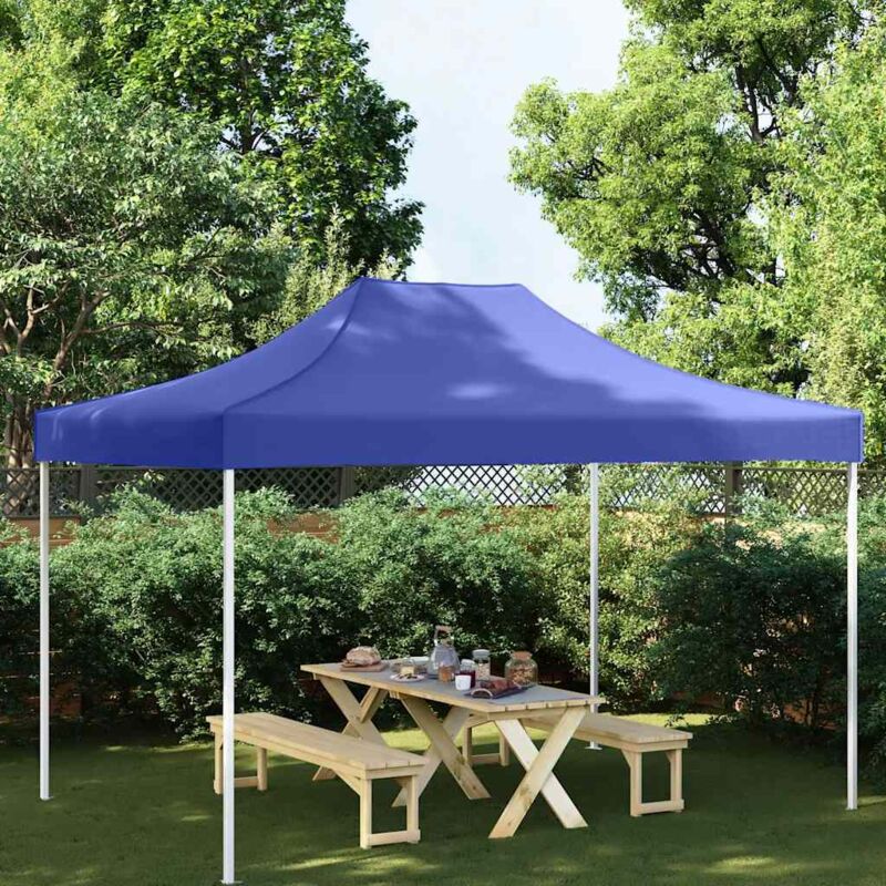 foto del prodotto tetto per tendone per feste 4x3 m resistente ai raggi uv vari colori colore blu
