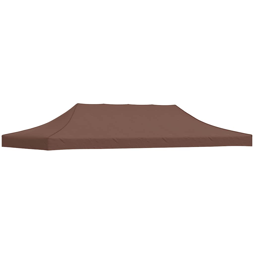 foto del prodotto tetto per tendone per feste 6x3 m marrone 270 g m cod mxl 71080