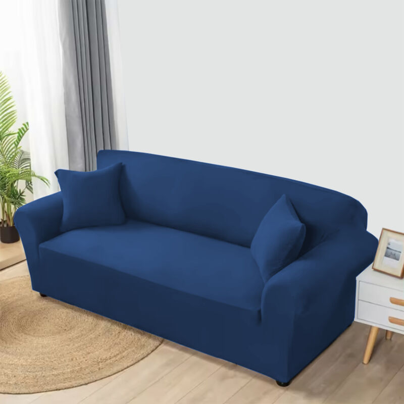 foto del prodotto tex family copridivano flash blu elasticizzato ad alta vestibilit 3 posti da cm. 170 a 230