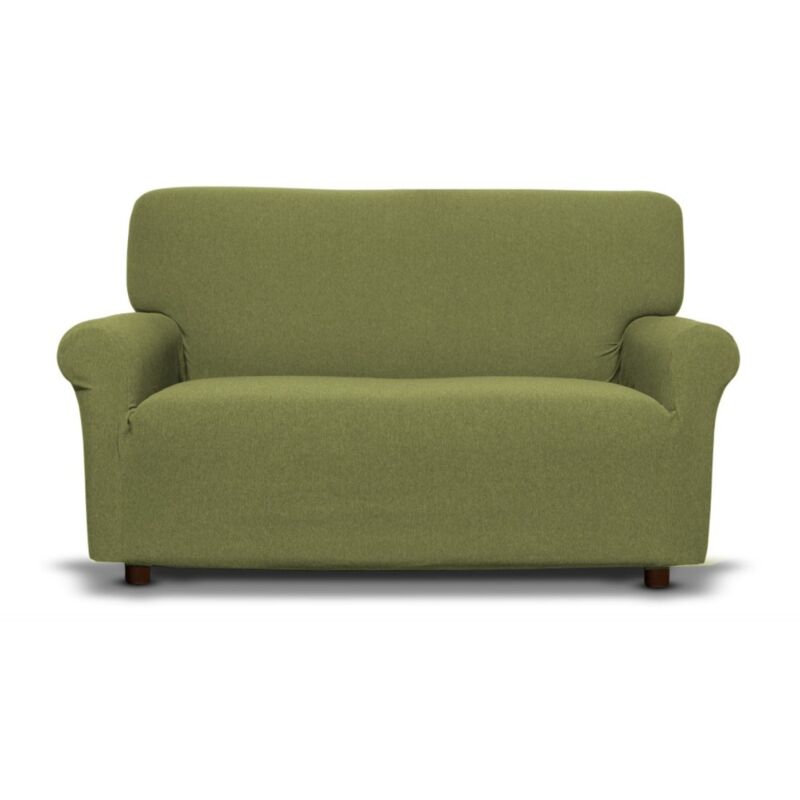 foto del prodotto tex family copridivano new york verde kiwi elasticizzato, antigraffio, per divani con braccioli, telo divano universale, made in italy poltrona cm.