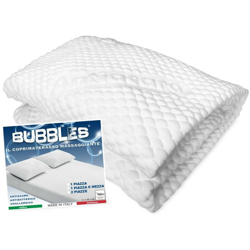 foto del prodotto tex family coprimaterasso antiacaro anallergico massaggiante bubbles 1 piazza e mezza