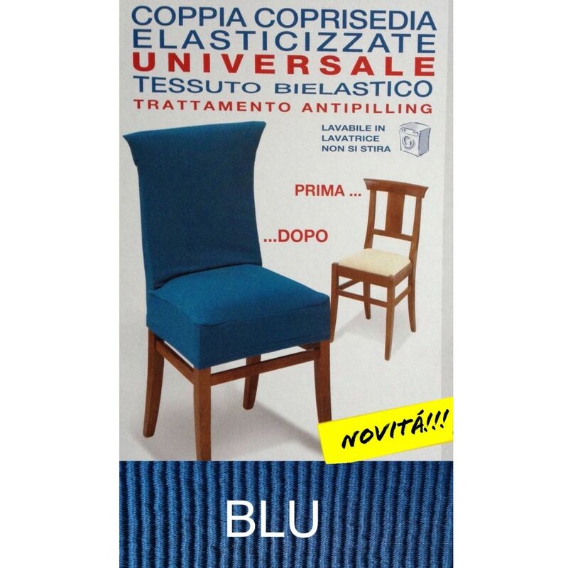 foto del prodotto tex family coprisedia elasticizzato new york intero blu