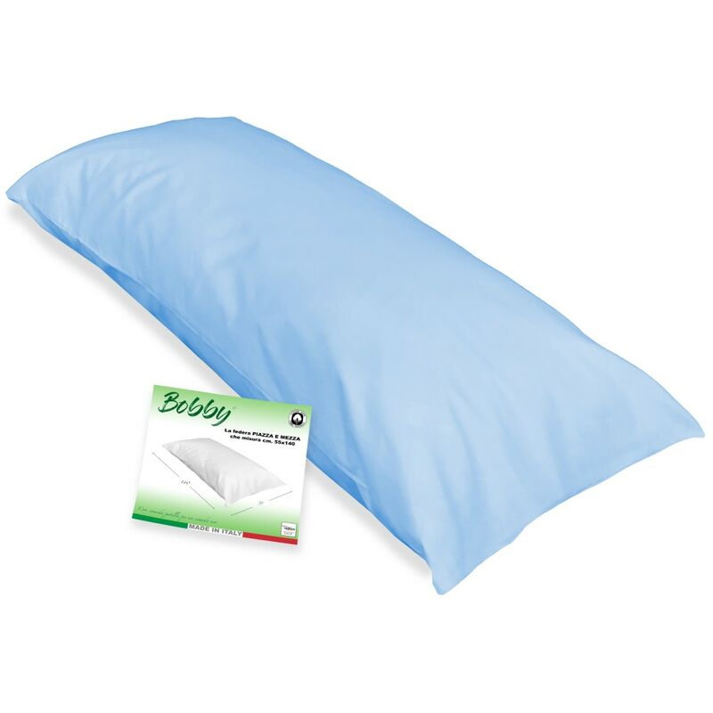 foto del prodotto tex family federa bobby una piazza e mezza misura cm. 55 x 140 azzurro