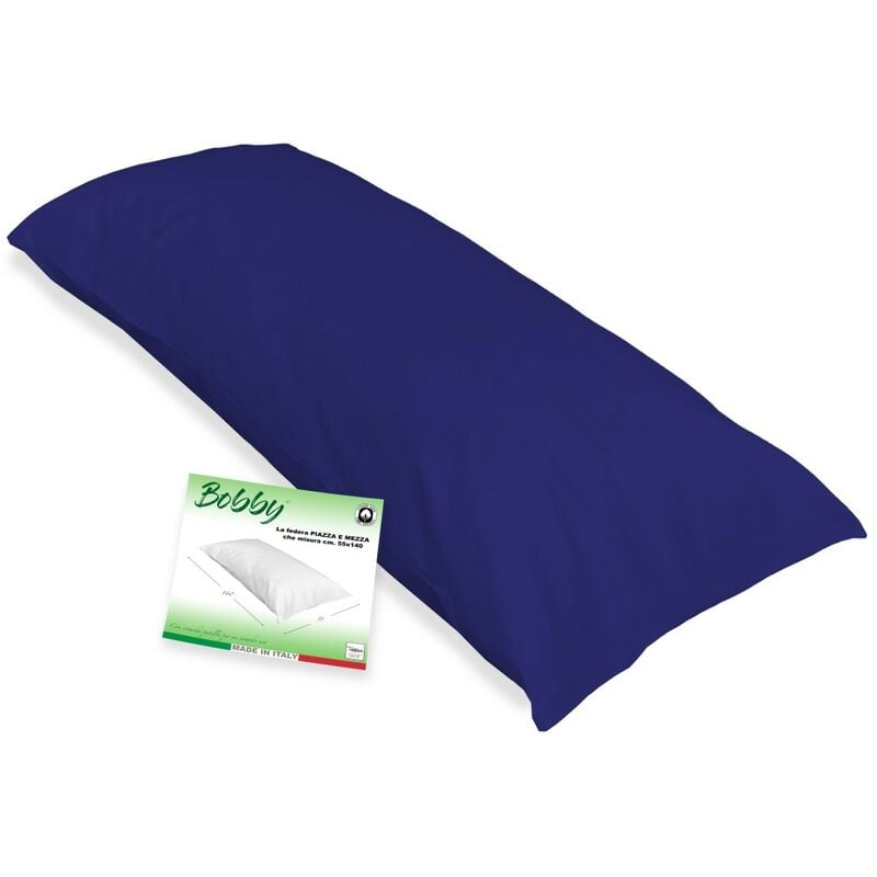 foto del prodotto tex family federa bobby una piazza e mezza misura cm. 55 x 140 blu