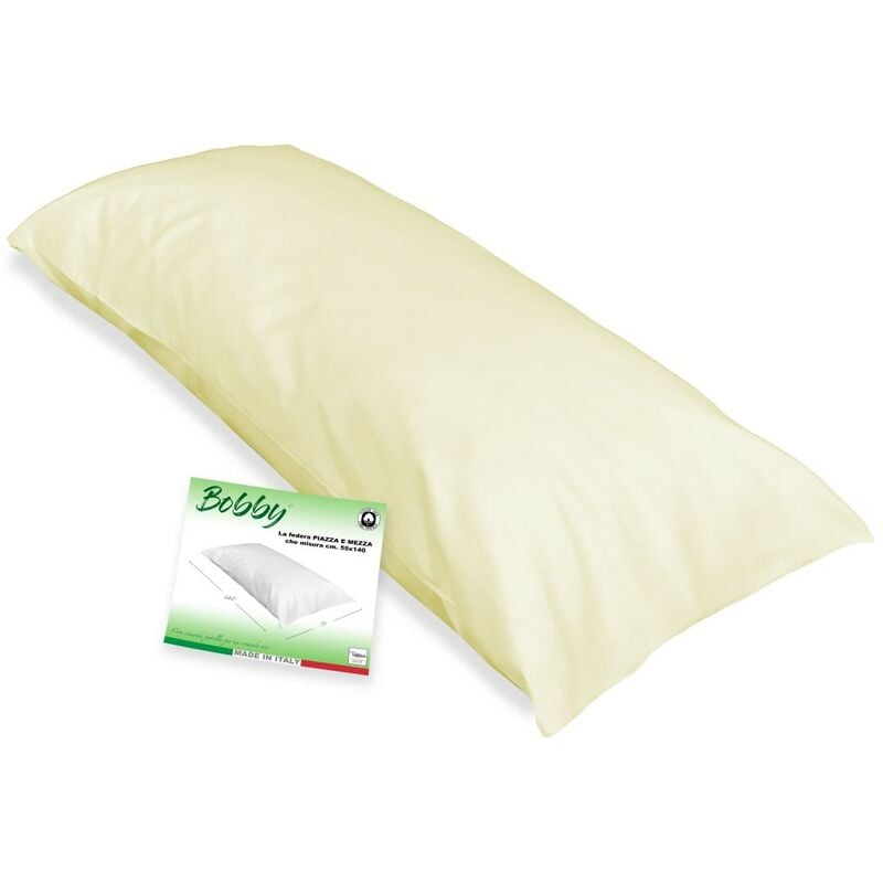 foto del prodotto tex family federa bobby una piazza e mezza misura cm. 55 x 140 giallino