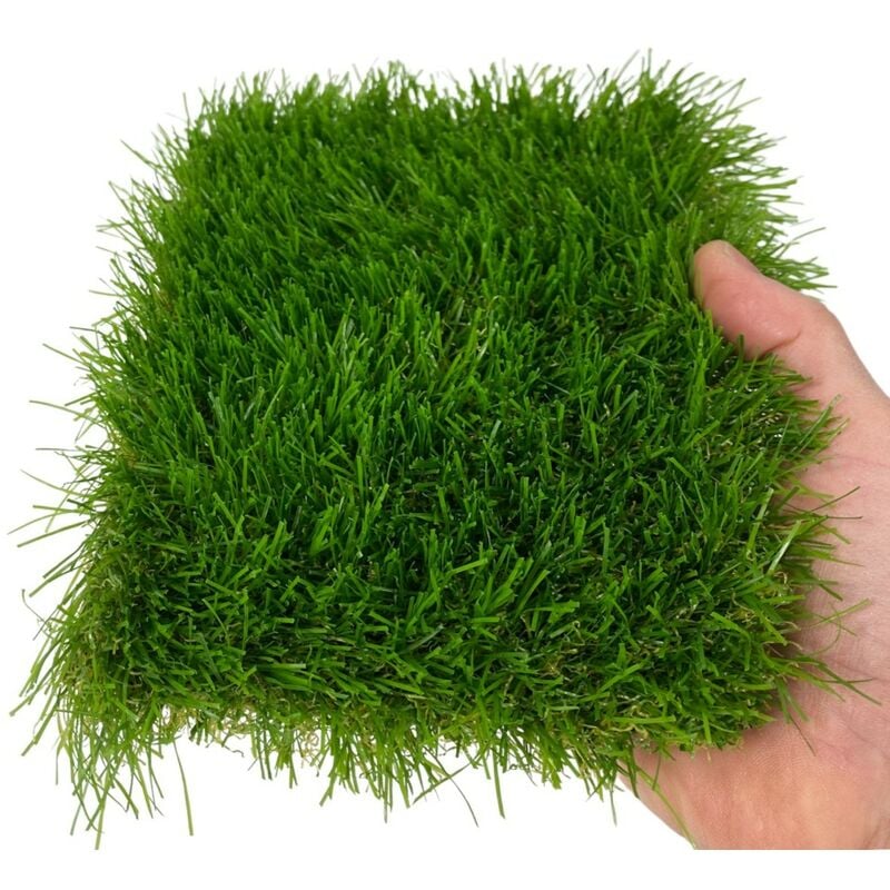 foto del prodotto tex family prato sintetico windsor erba finta tappeto manto giardino realistico 5 sfumature qualit extra 40 mm. 1x10 mt. 10 mq.