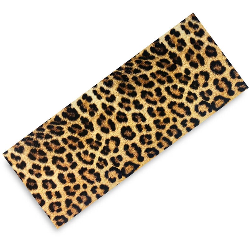 foto del prodotto tex family tappeto runner da cucina passatoia antiscivolo leopardato maculato made in italy cm. 50x180