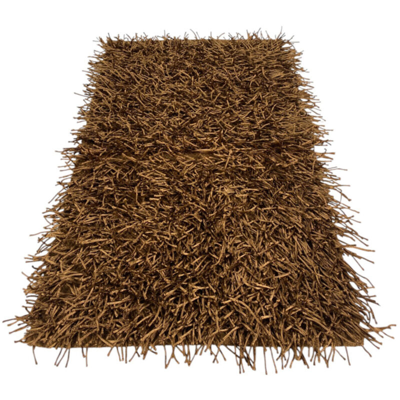 foto del prodotto tex family tappeto shaggy nocciola moderno tutte le misure cm. 60x110