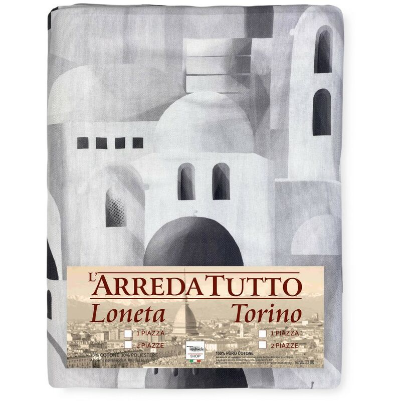 foto del prodotto tex family telo arredo copritutto gran foulard copriletto copridivano santorini grigio 1 piazza
