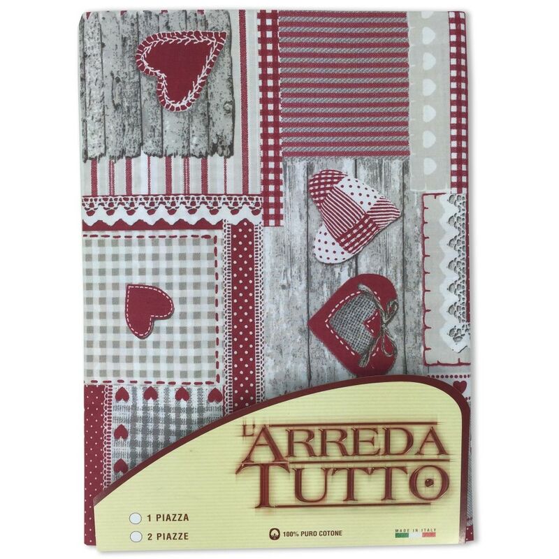 foto del prodotto tex family telo arredo copritutto gran foulard copriletto copridivano tessuto aprica rosso 1 piazza