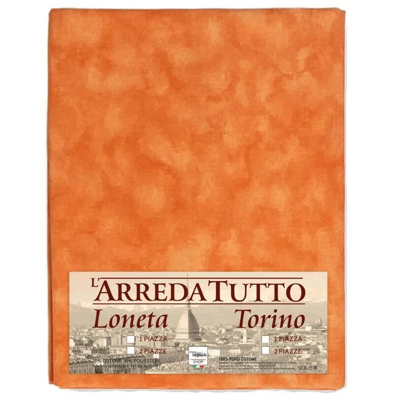 foto del prodotto tex family telo arredo copritutto gran foulard copriletto copridivano tessuto salmone unito 1 piazza