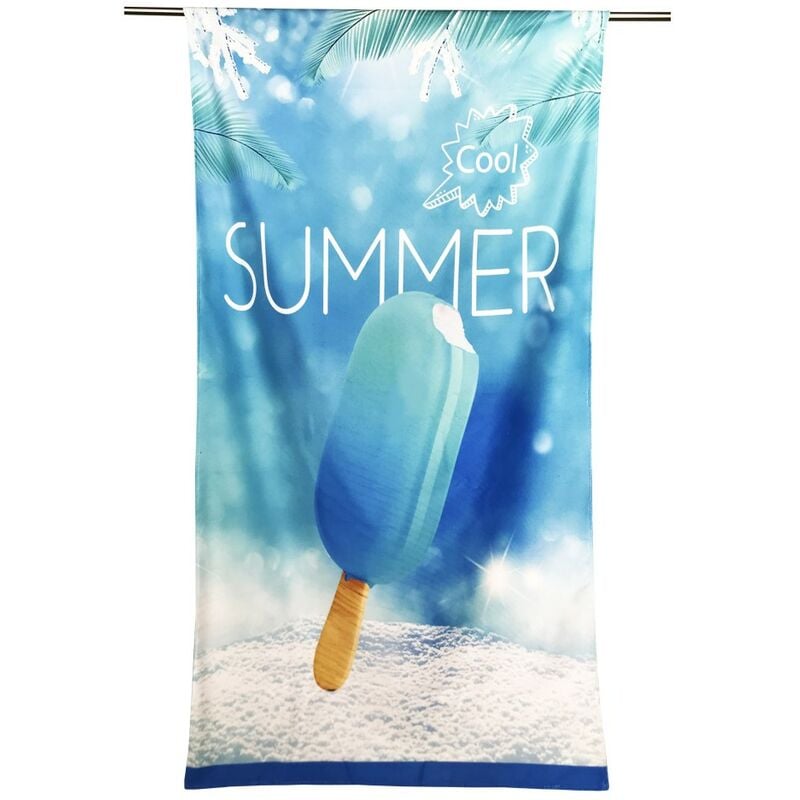 foto del prodotto tex family telo mare in spugna summer cool misura grande cm. 90 x 170
