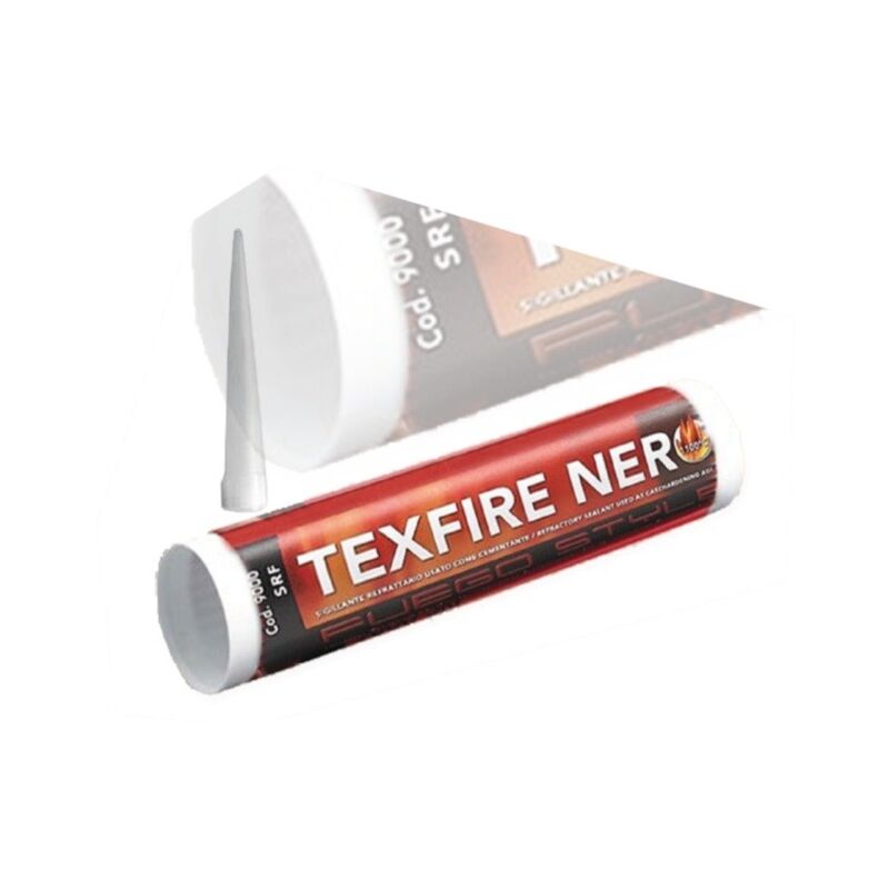 foto del prodotto texfire sigillante refrattario nero 500g