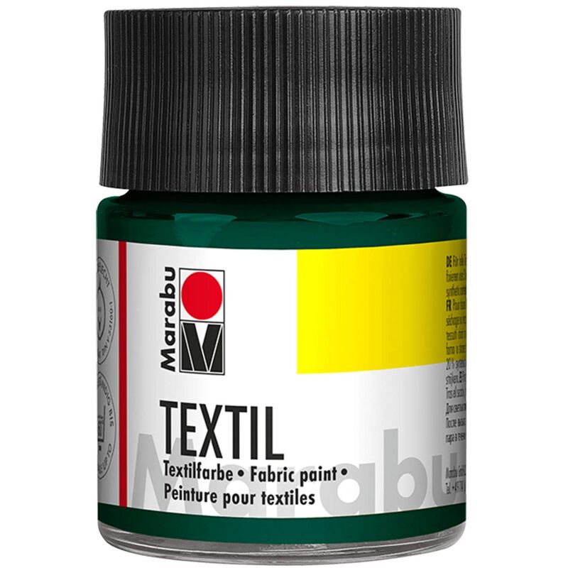 foto del prodotto textil jar, dark green, 5 x 5 x 7.7 cm marabu