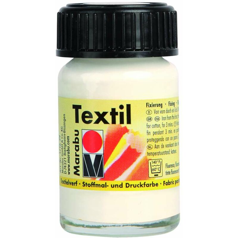 foto del prodotto textil marabu 15 ml bianco
