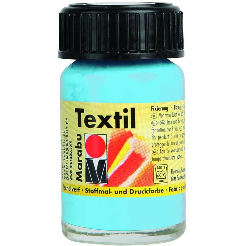 foto del prodotto textil marabu 15 ml new blu chiaro