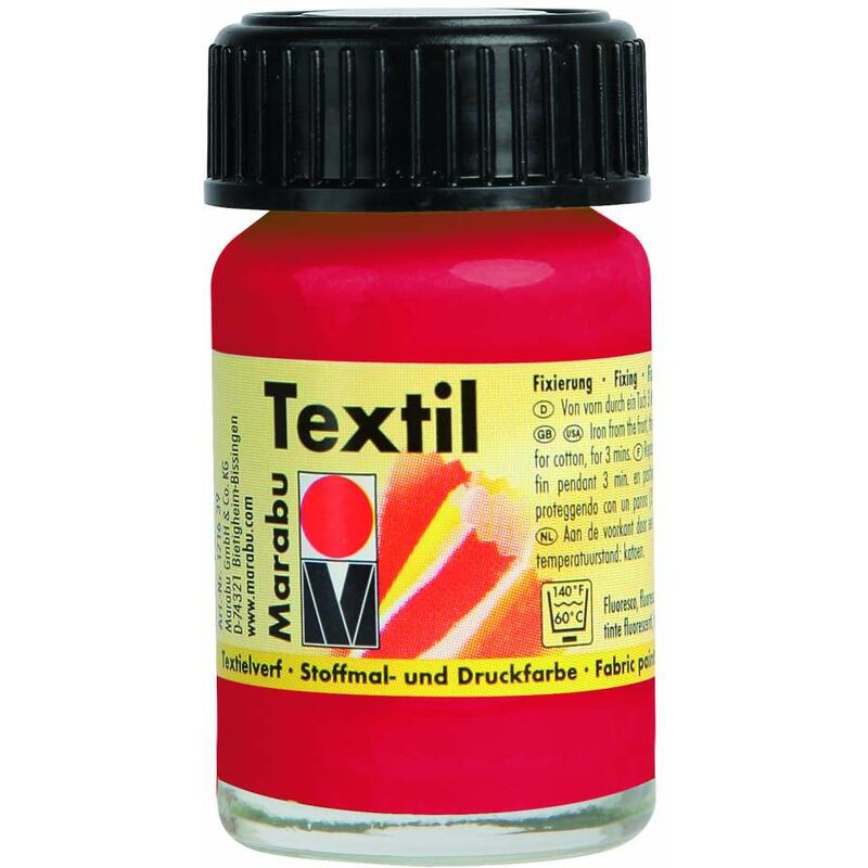 foto del prodotto textil marabu 15 ml new rosso ciliegia