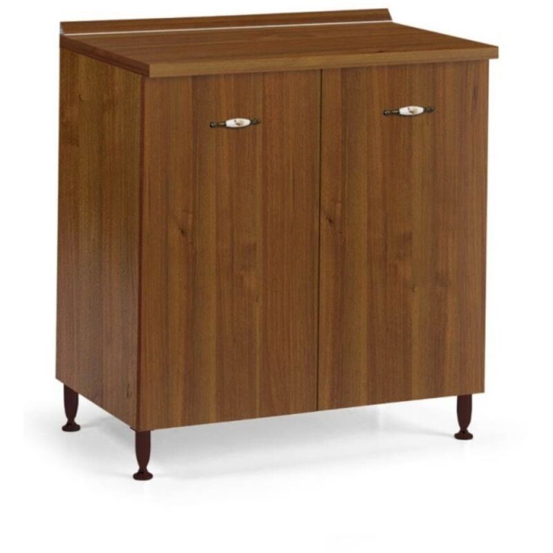 foto del prodotto tezeta base cucina due ante 80x50x85h colore noce antico